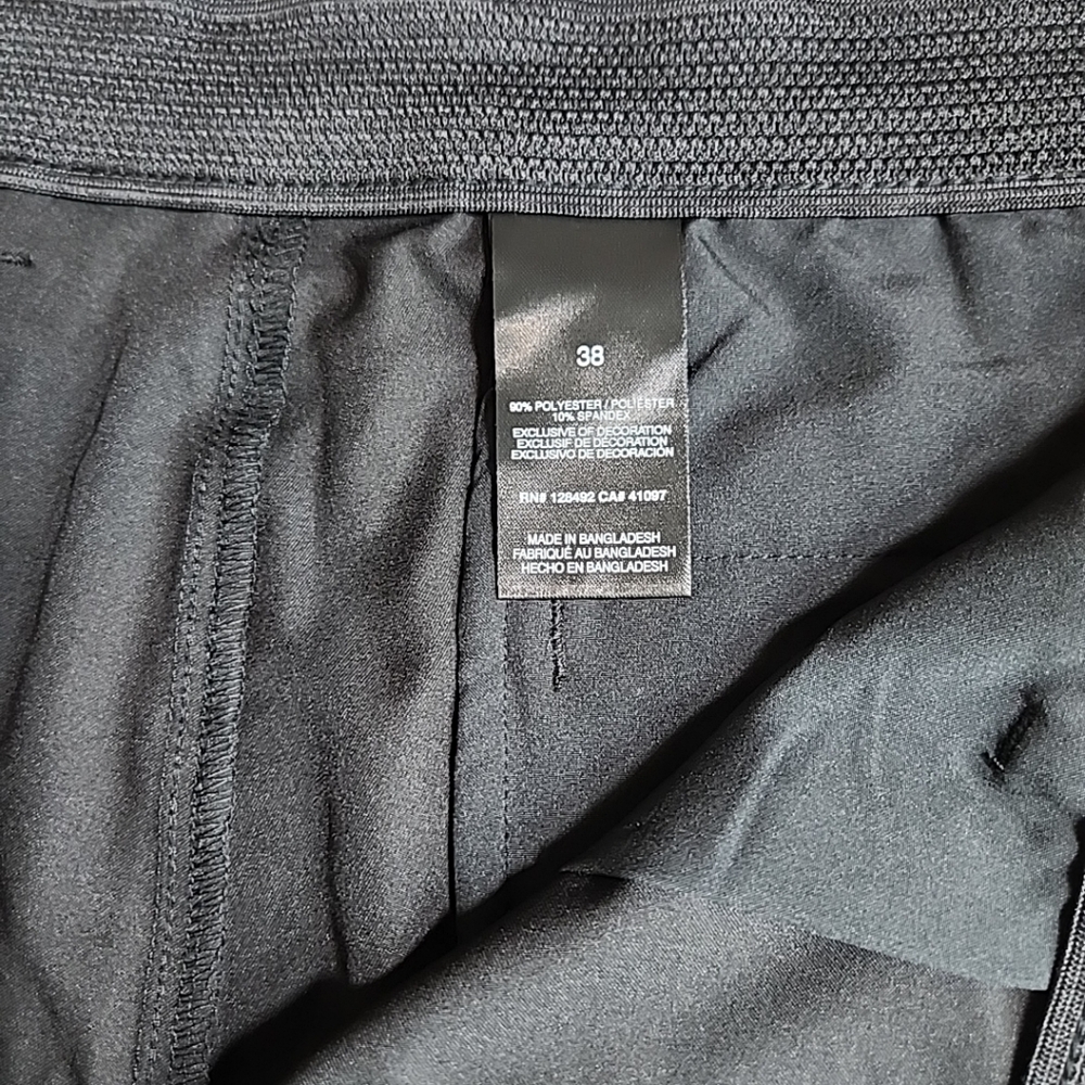 Greg Norman Golf Short Mens 38 Black PlayDry Performance Stretch ML75 Microlux - Picture 10 of 10